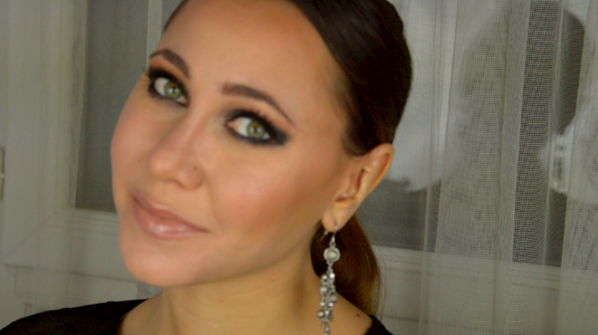 maquillage nouvel an smokey